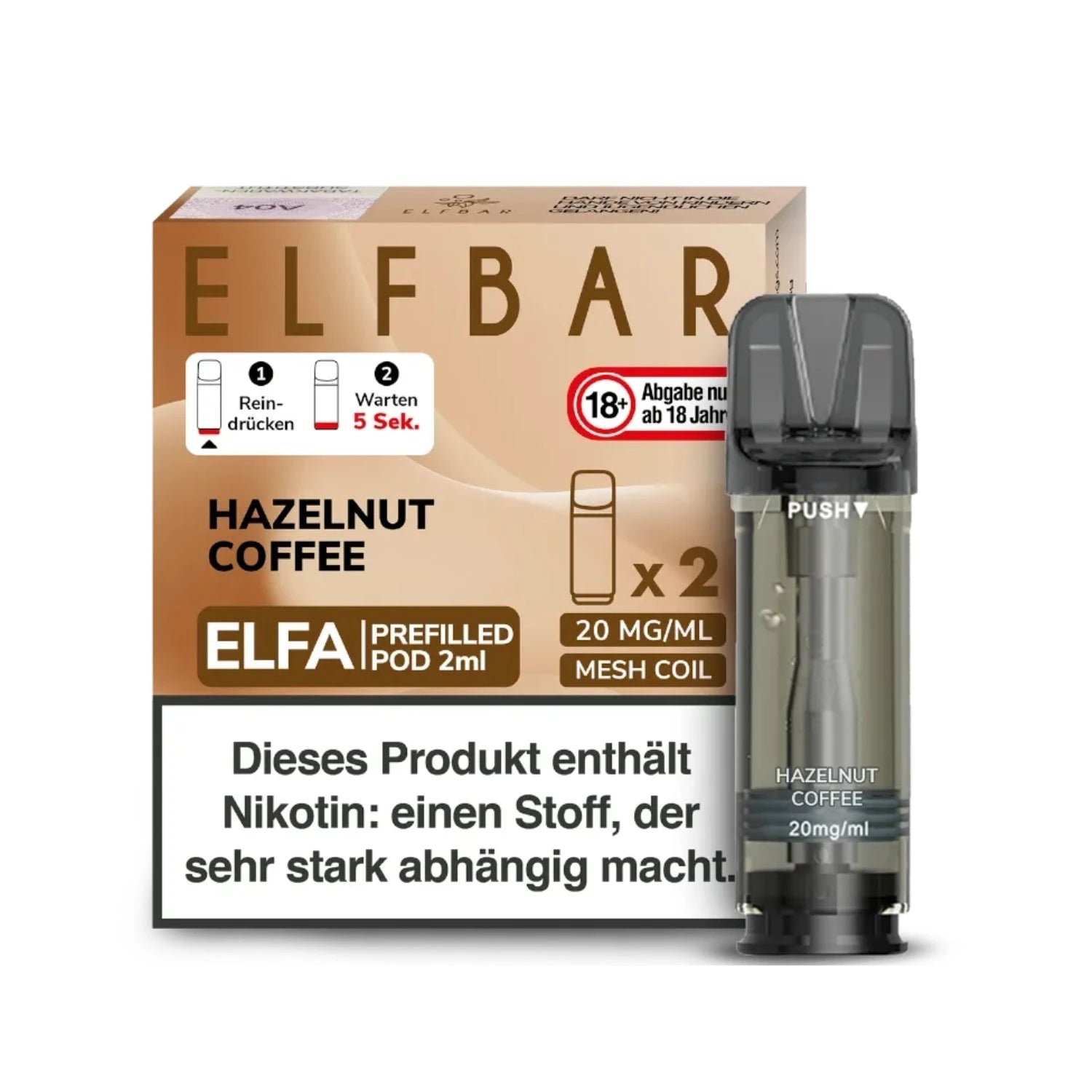 ELFBAR ELFA Pod 2er Pack 20mg/ml - verschiedene Sorten Elfbar